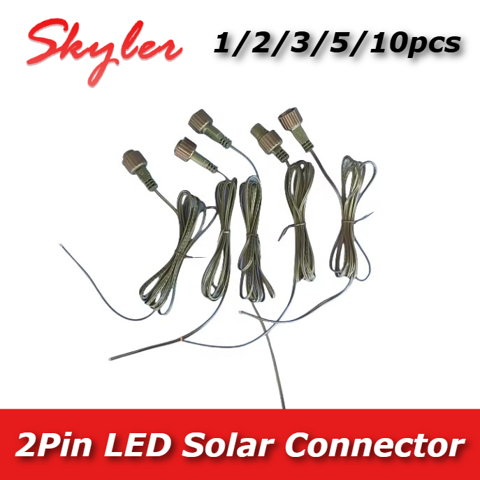 Outdoor Lighting Extension Cord - Connecteur LED 2 broches avec câble