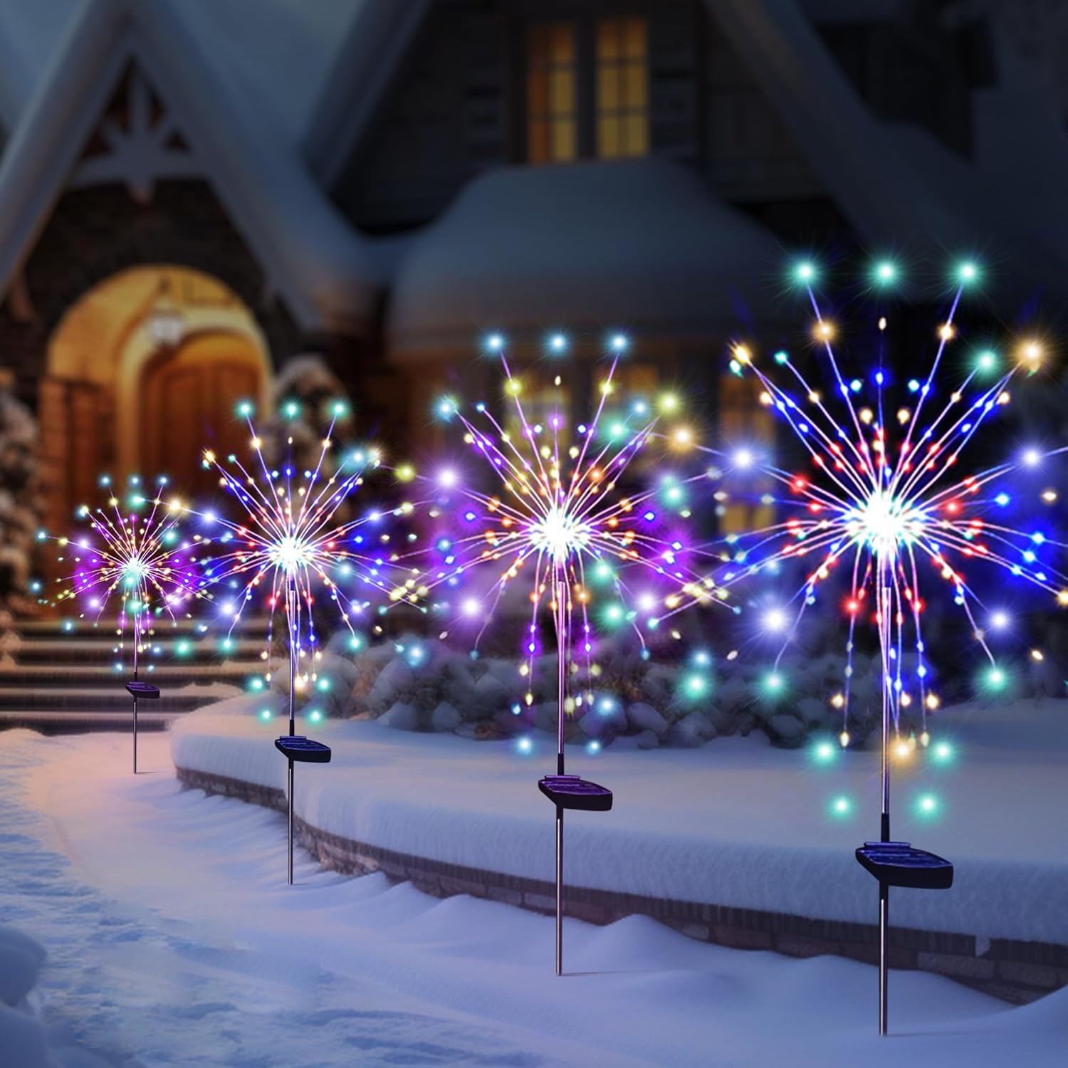 Outdoor Lighting Company - Guirlande lumineuse solaire LED en forme