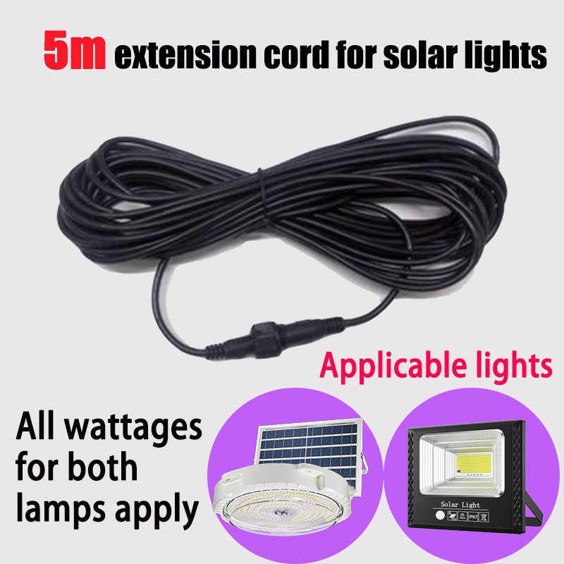 Outdoor Lighting Extension Cord - Câble d'extension de lumière solaire Led