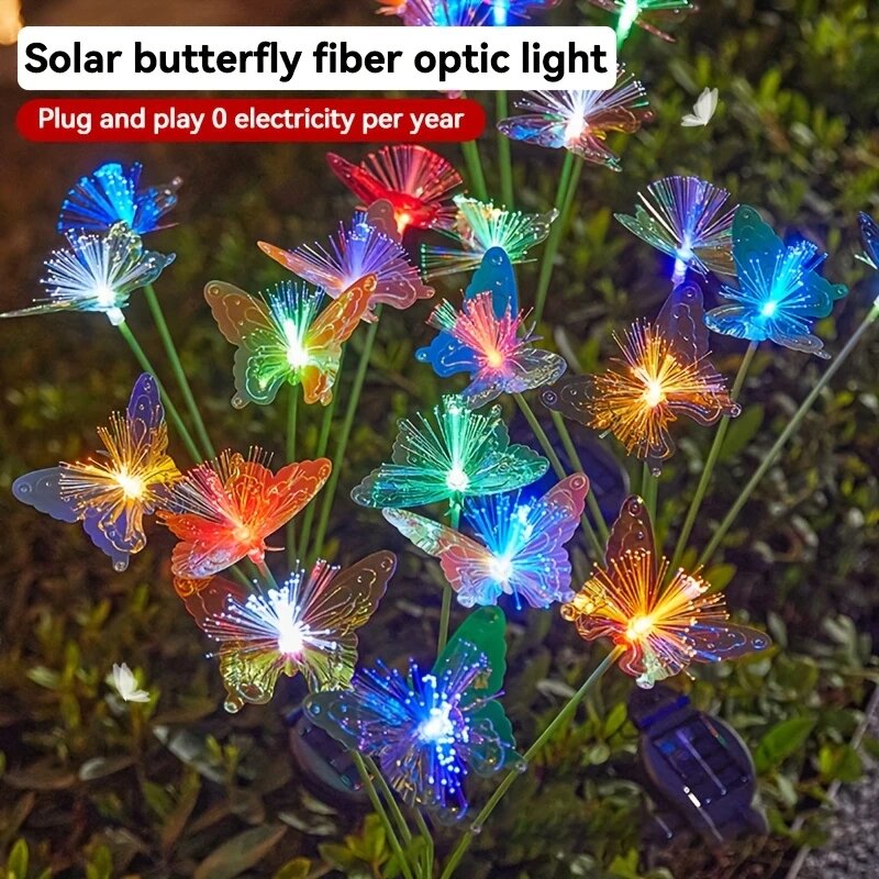 Outdoor Lighting Yard Ideas - Lumières papillon solaires LED à 6
