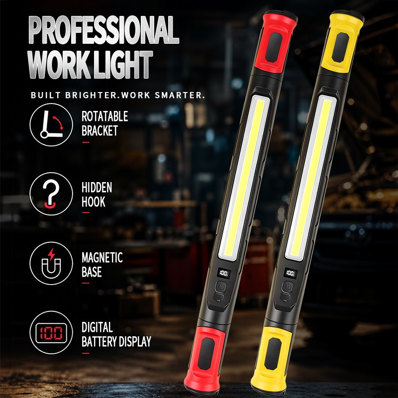 Outdoor Lighting Repair - Lampe de travail magnétique COB rechargeable