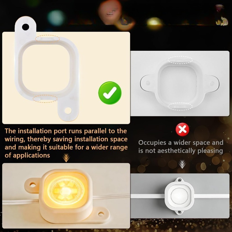 Outdoor Lighting Govee - Clips lumineux LED avec support, 52/88/138