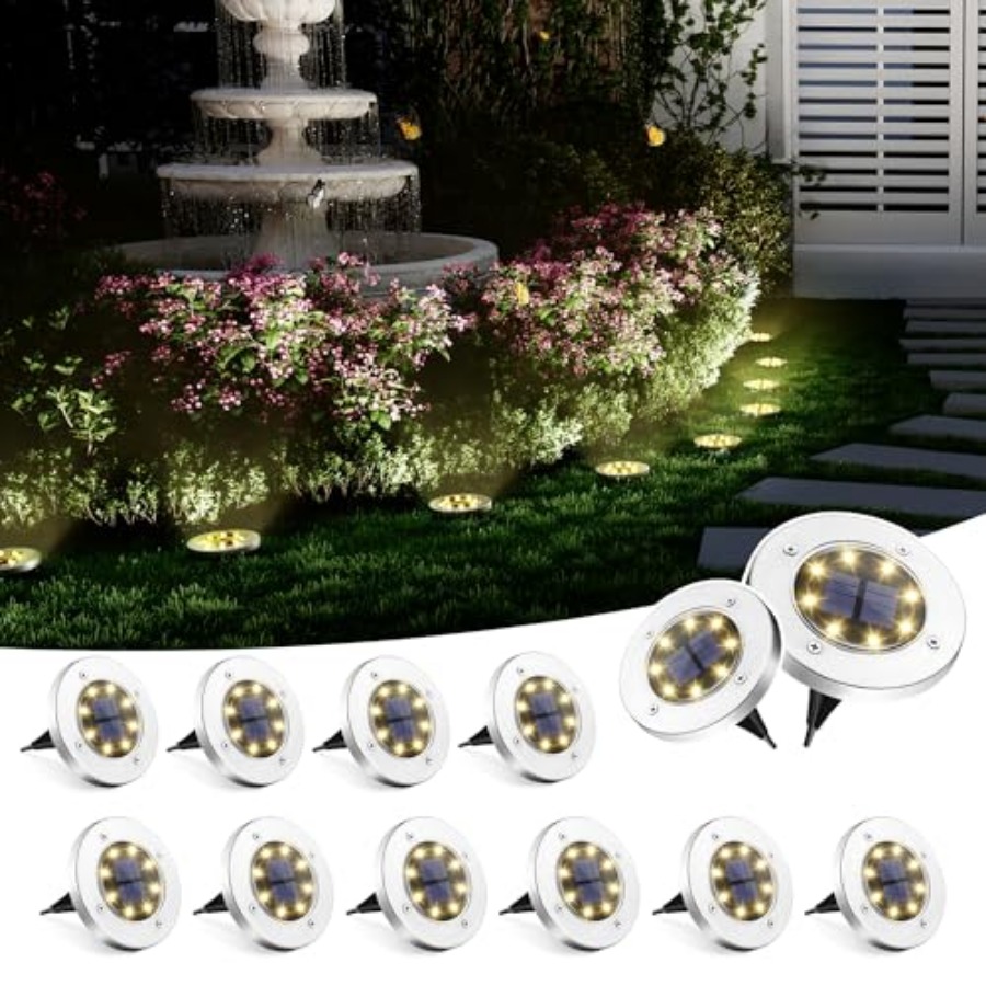 Outdoor Lighting For Garden - Lampes solaires au sol, lampes solaires