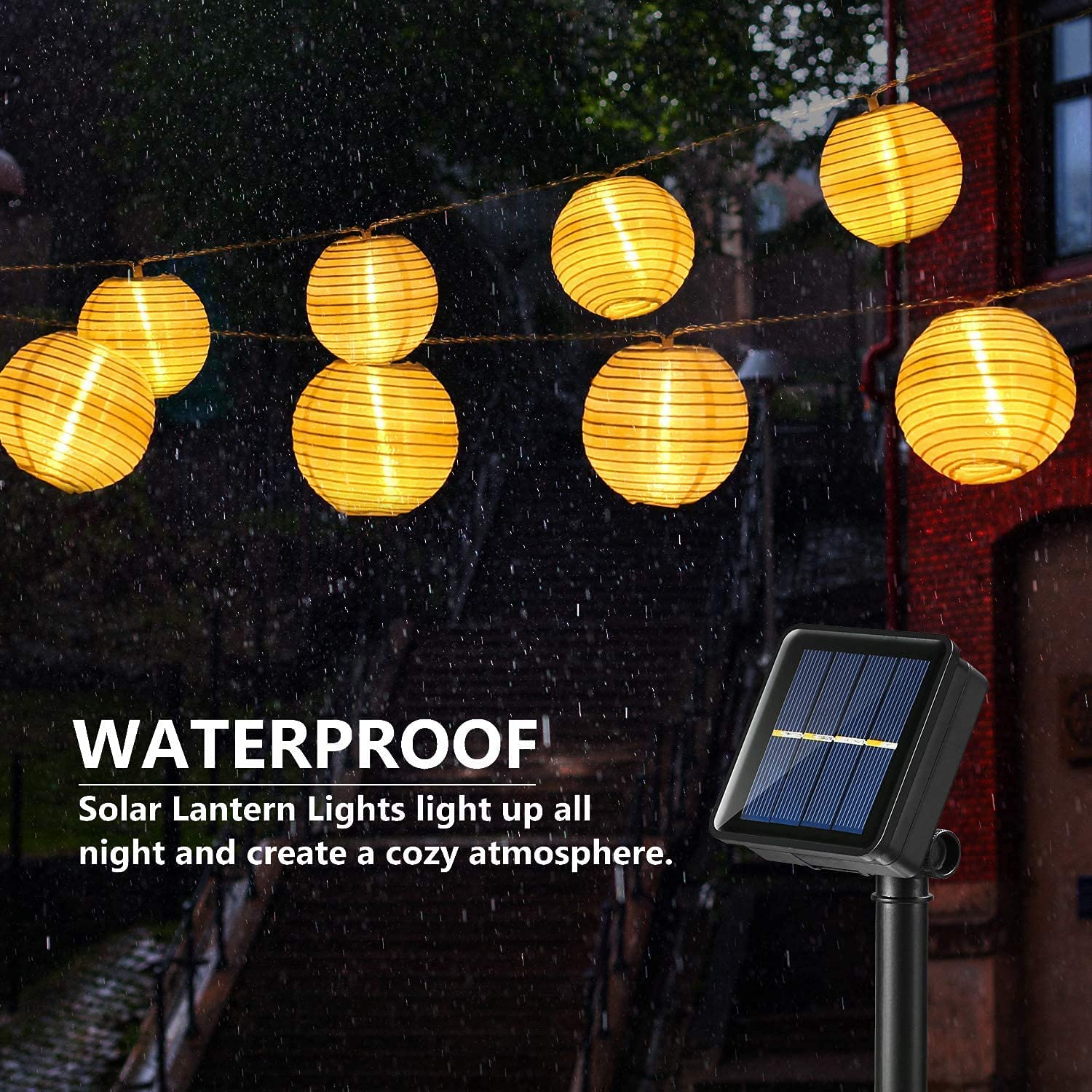 Lanterne étanche chaîne solair - Outdoor Lighting Company avis et prix