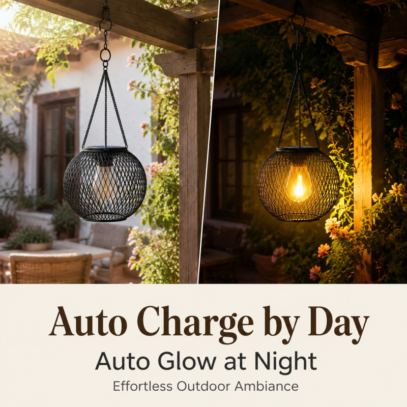 Lampe solaire LED suspendue po - Outdoor Lighting Design avis et prix