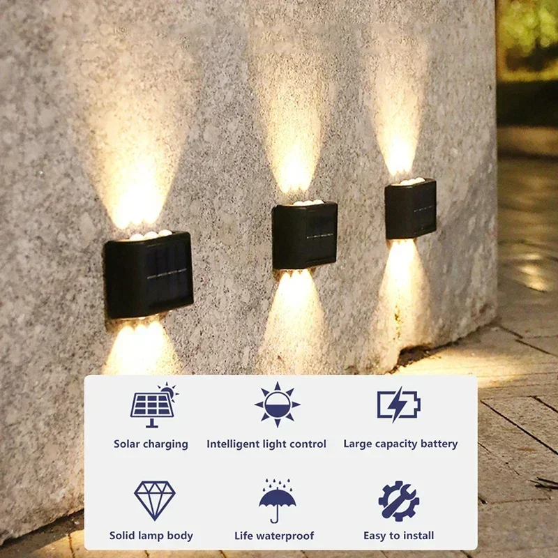 Lampe murale solaire COB, étan - Outdoor Lighting For Garden avis et prix