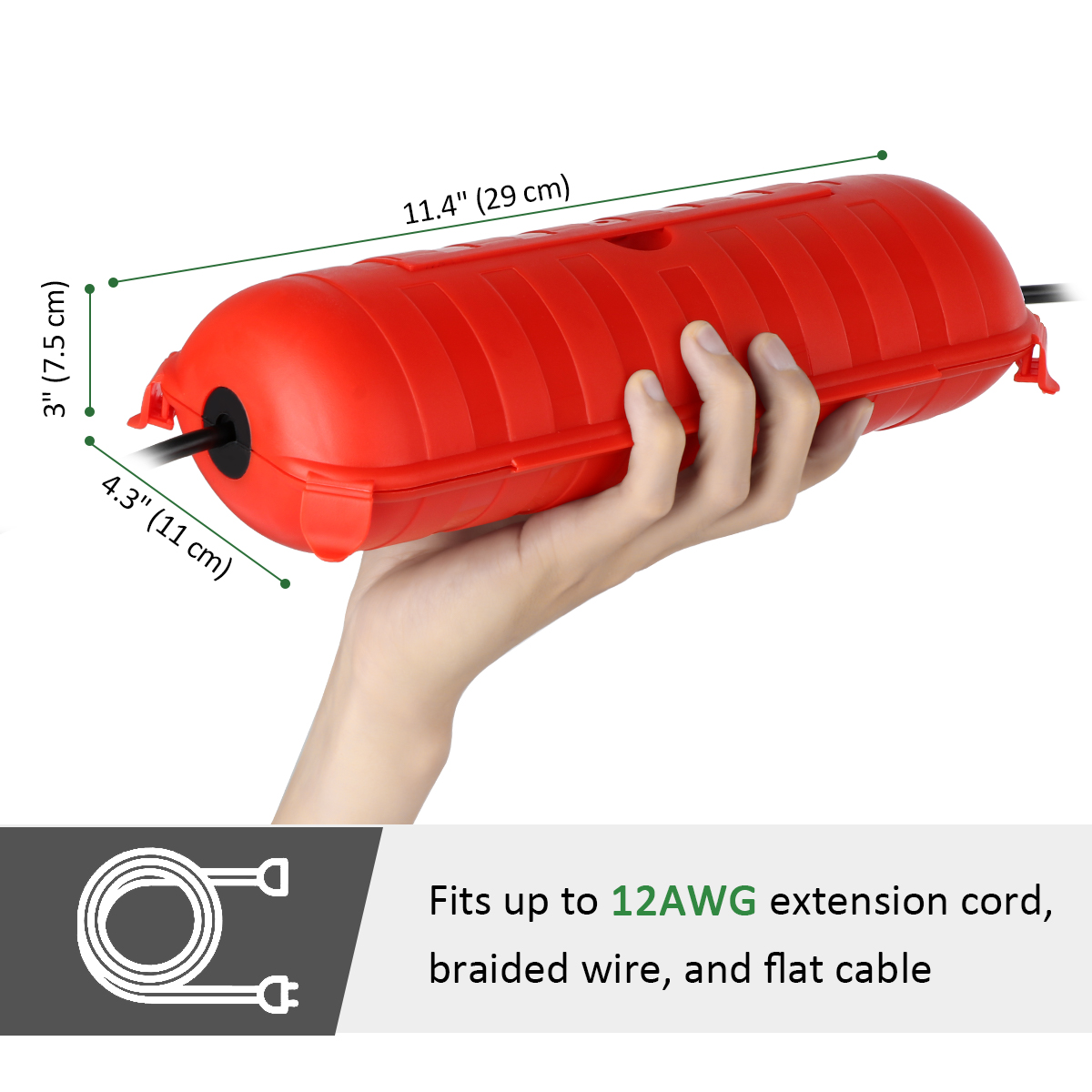 Boîtier d'extension de câblage - Outdoor Lighting Extension Cord avis et prix