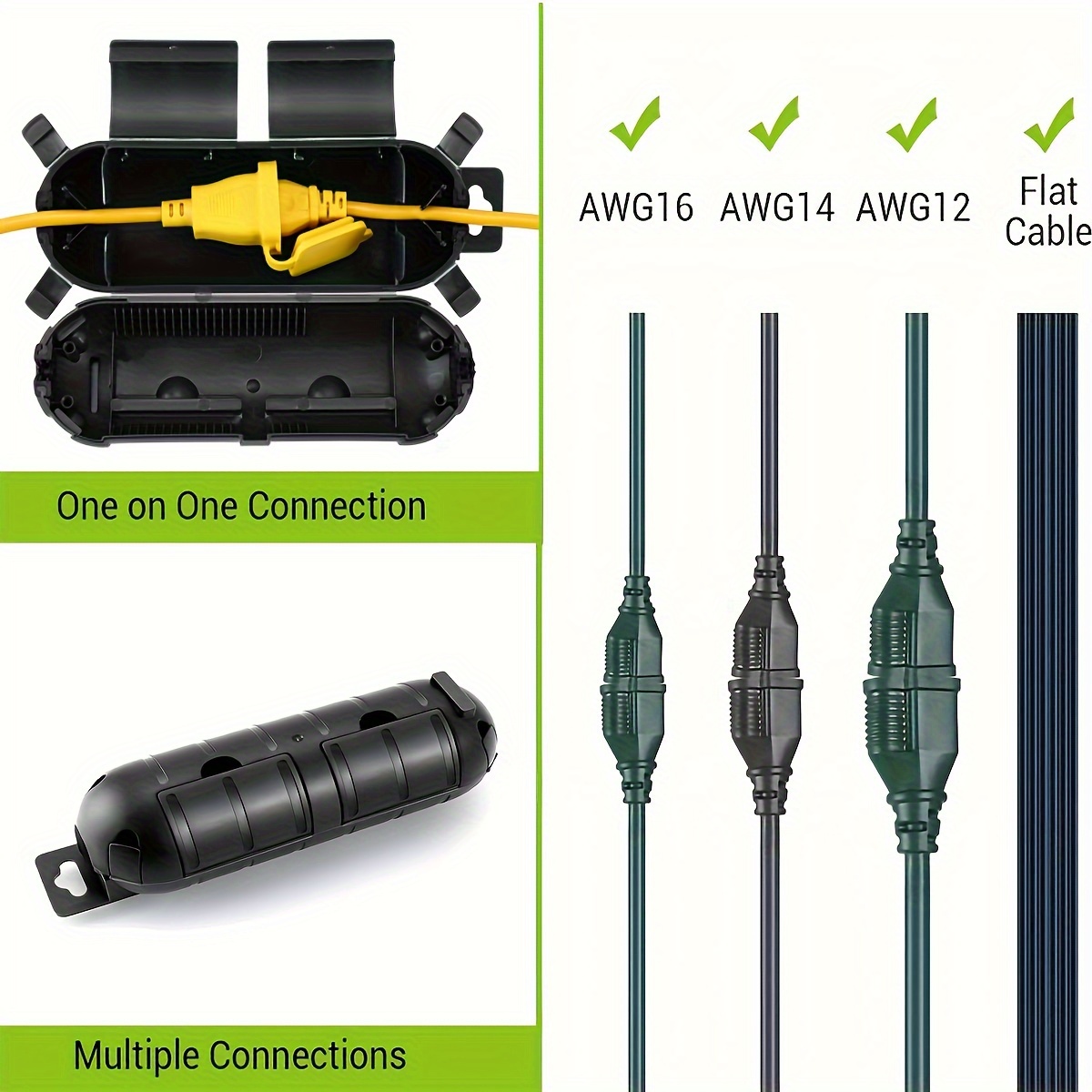 Couvercle de sécurité de prote - Outdoor Lighting Extension Cord avis et prix