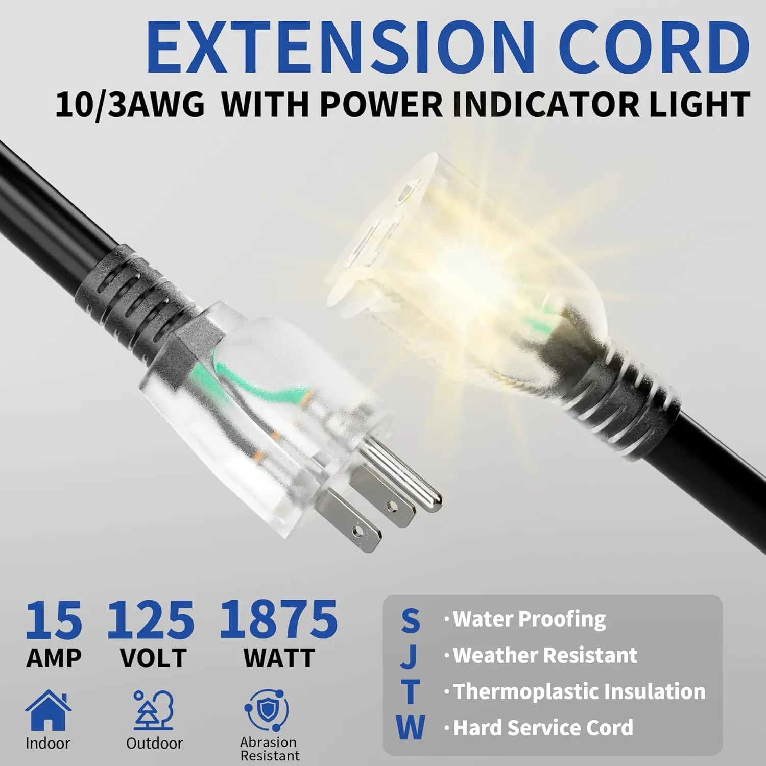 Câble de rallonge extérieur/in - Outdoor Lighting Extension Cord avis et prix