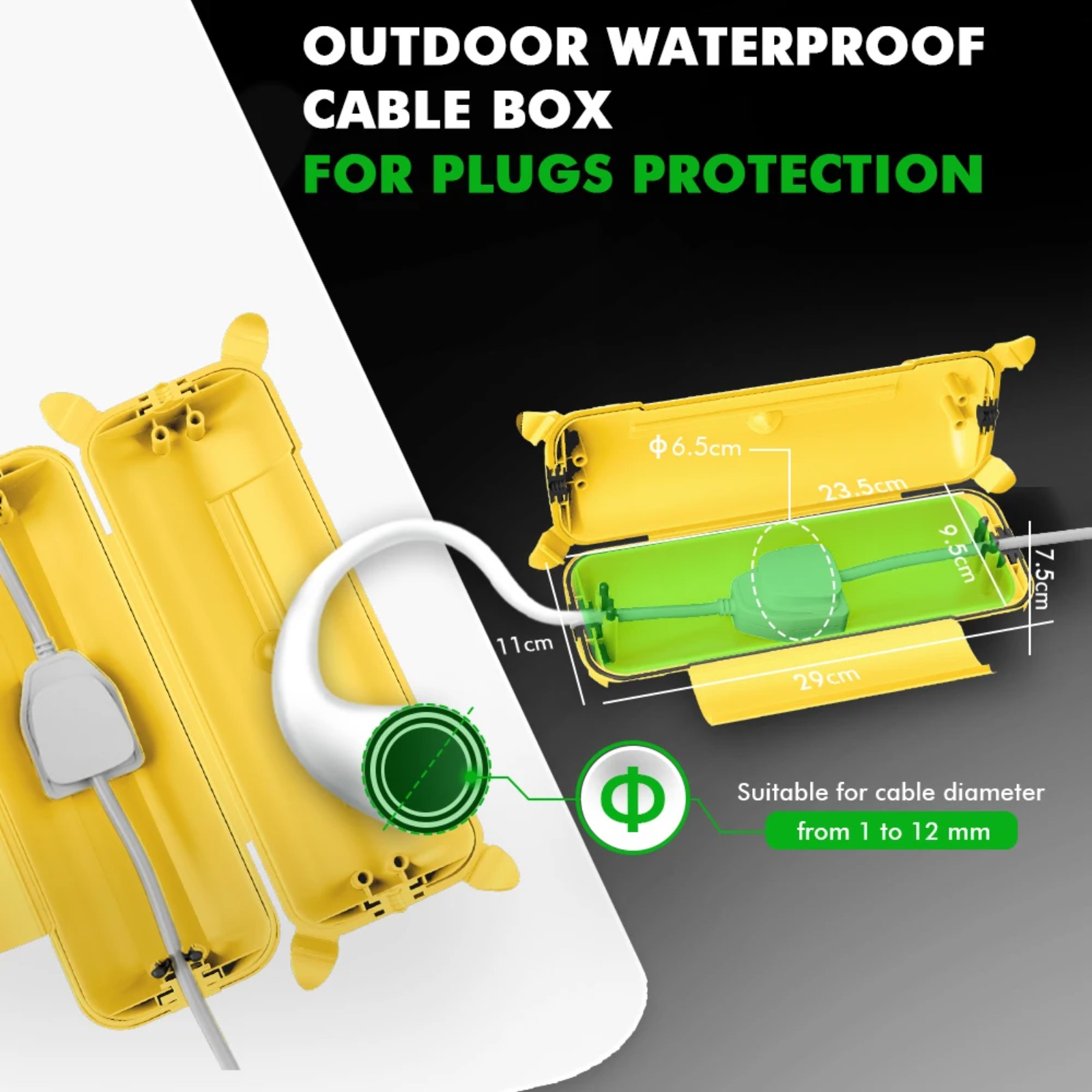 Boîtier de protection extérieu - Outdoor Lighting Extension Cord avis et prix