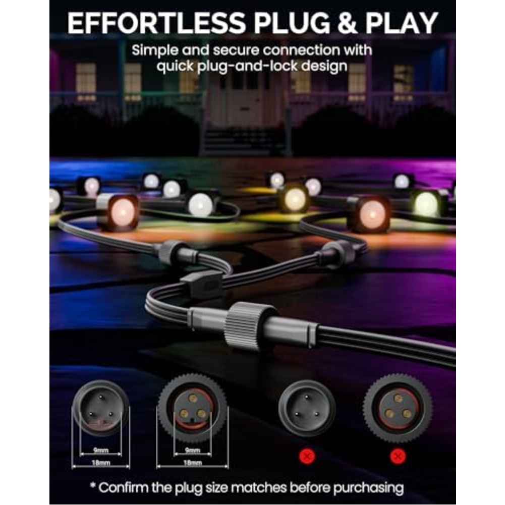 Cordon séparateur d'alimentati - Outdoor Lighting Extension Cord avis et prix