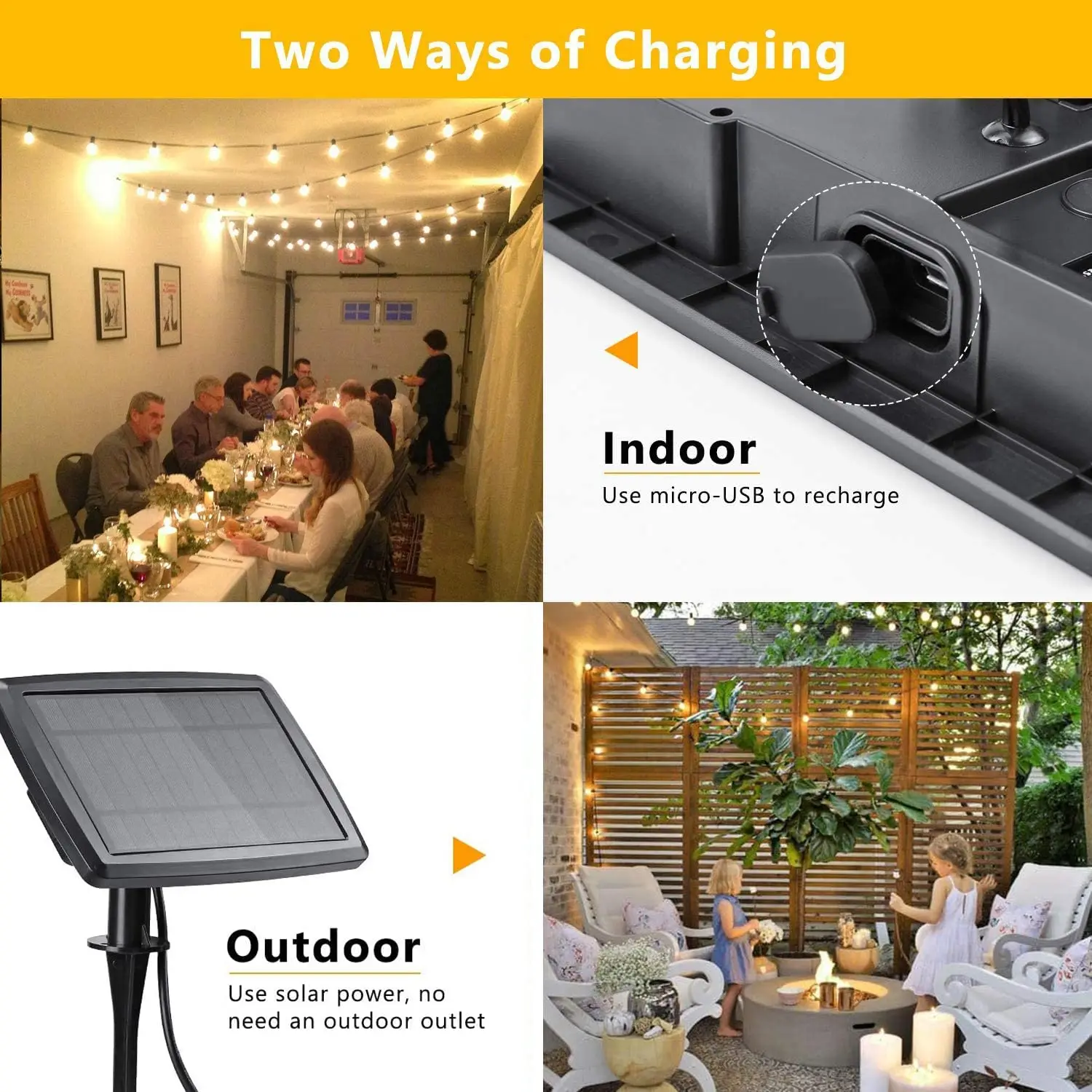 Guirxiété lumineuse solaire à  - Outdoor Lighting Company avis et prix