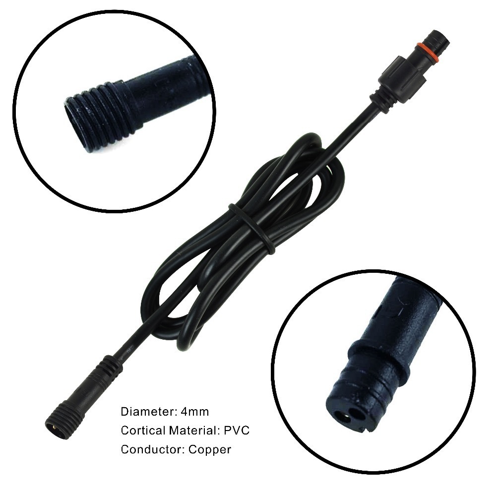 Câble LED DC 2 broches, câbles - Outdoor Lighting Extension Cord avis et prix