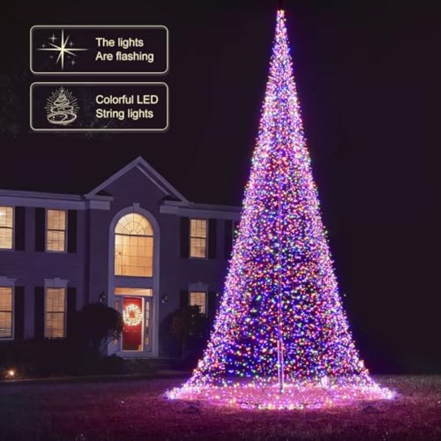 Mât de drapeau extérieur avec  - Outdoor Lighting Install avis et prix