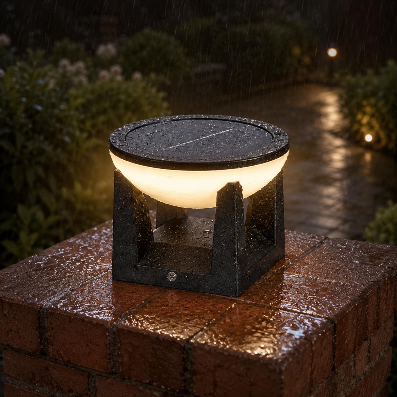 Lampe solaire pour poteau, fac - Outdoor Lighting Install avis et prix