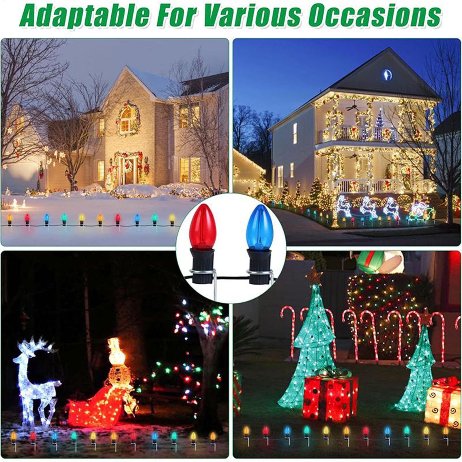 Piquets lumineux de noël 12 po - Outdoor Lighting For Christmas avis et prix