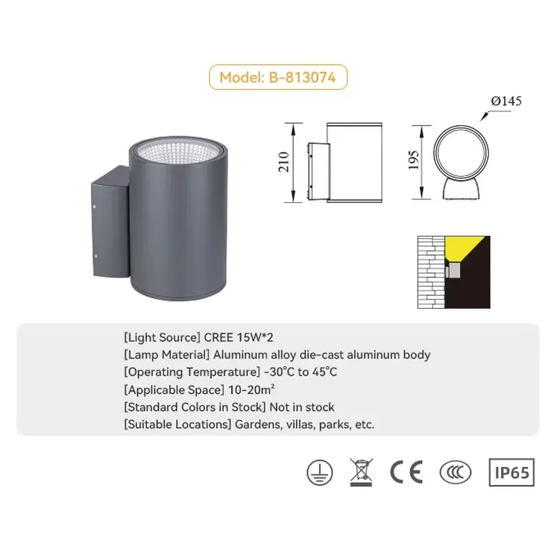 Lampe murale extérieure LED pe - Outdoor Lighting Design avis et prix
