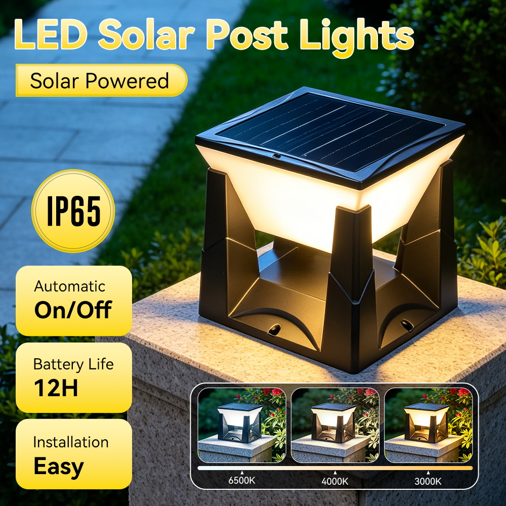 Lampe solaire LED imperméable  - Outdoor Lighting Install avis et prix