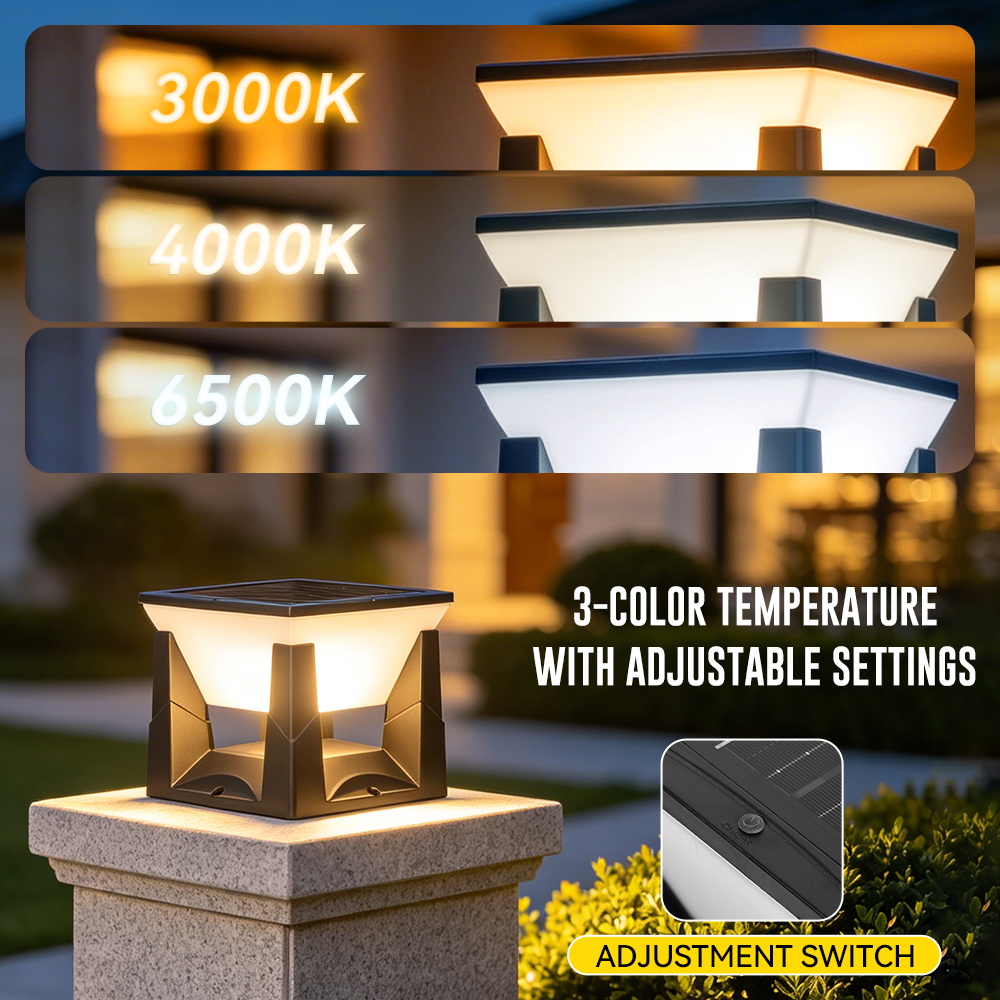 Lampe solaire LED imperméable  - Outdoor Lighting Install avis et prix