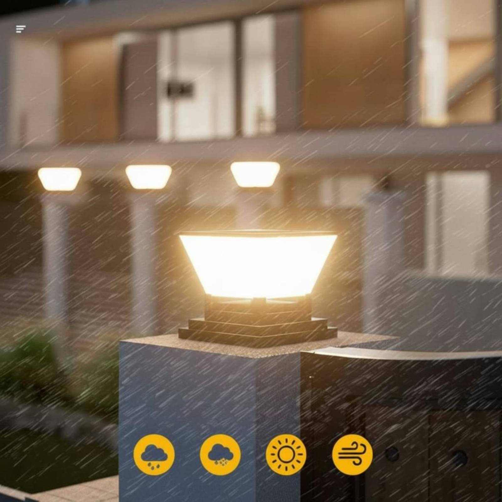 Lampe solaire pour poteau, rés - Outdoor Lighting Install avis et prix
